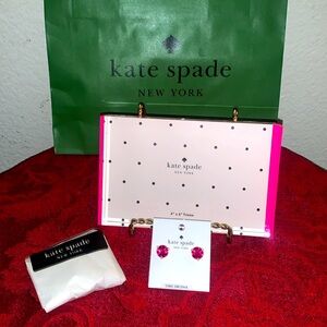 Kate Spade Earrings + Photo Frame